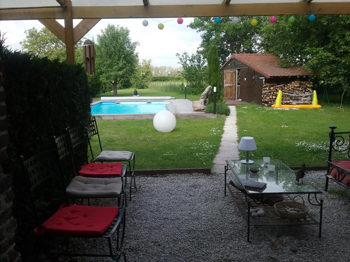 Chambres D Hotes ,Hotel ,Secret D'Une Nuit A Vicq Pres De Onnaing,Avec Piscine Bagian luar foto
